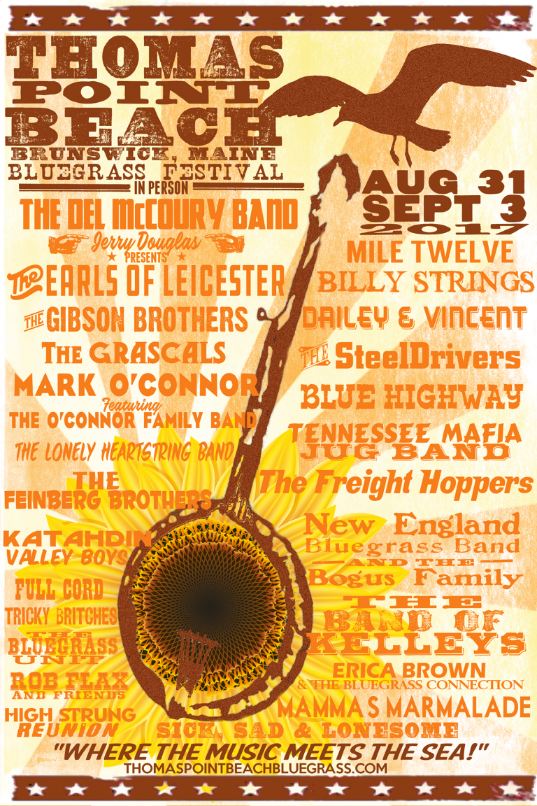 Festival Posters Thomas Point Beach Bluegrass Festival